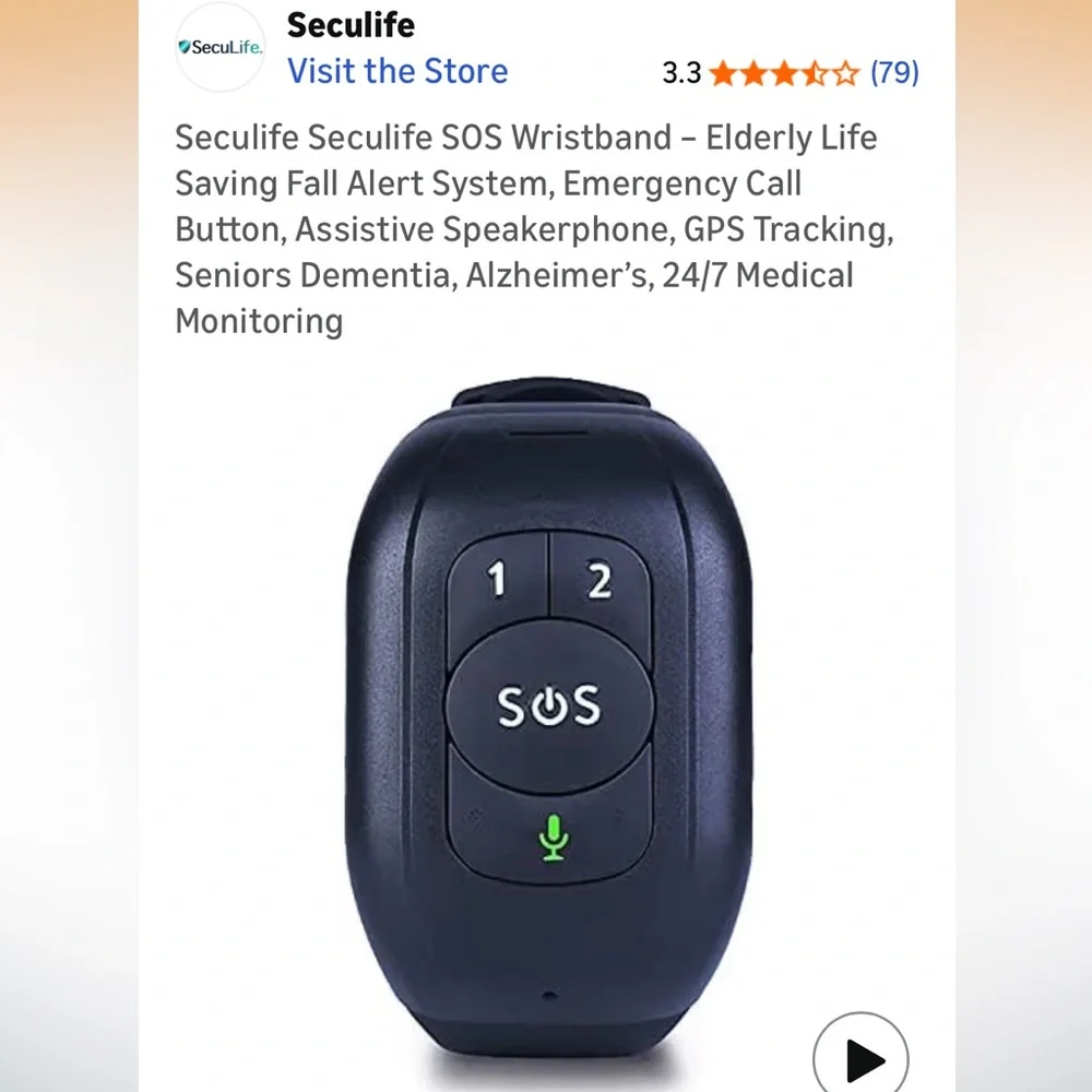 SOS life alert 🚨 safety bracelet